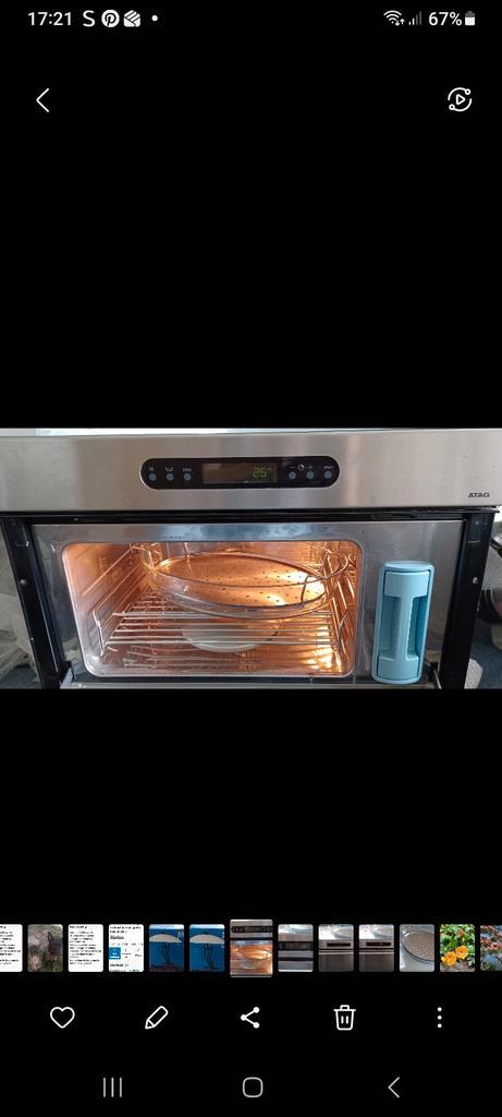 Nieuwe atag inbouw  stoomoven, Witgoed en Apparatuur, Ovens, Nieuw, 45 tot 60 cm, Stoom, Ophalen
