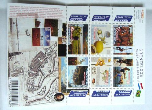 Grenzeloos Nederland Brazilie Postfris Internationaal blok, Postzegels en Munten, Postzegels | Nederland, Postfris, Na 1940, Ophalen of Verzenden