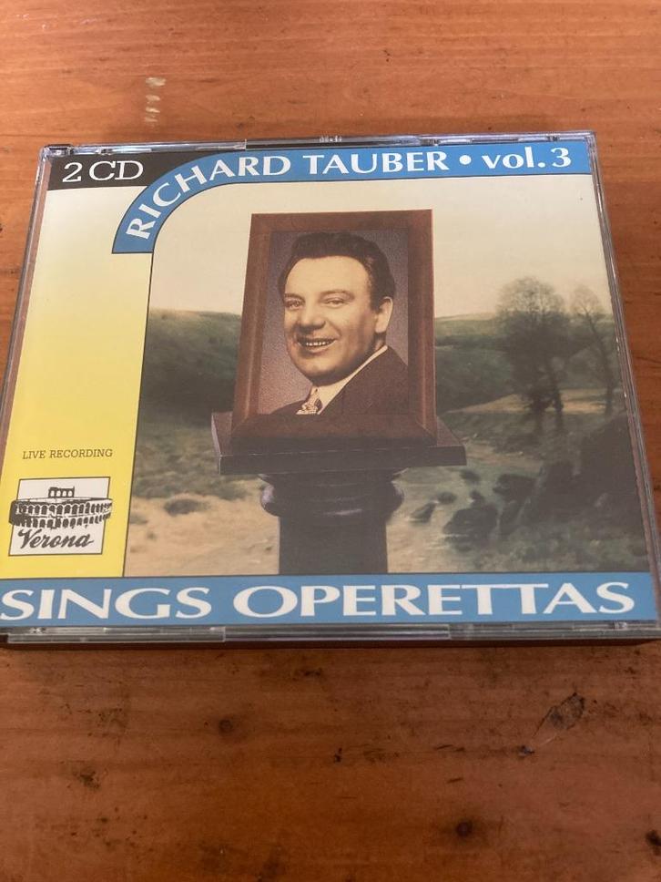 Richard Tauber - Vol. 3 / Sings Operettas (2cd), Cd's en Dvd's, Cd's | Klassiek, Zo goed als nieuw, Opera of Operette, Classicisme
