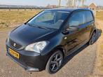 Seat Mii 1.0 44KW 2013 Zwart, Auto's, Voorwielaandrijving, Stof, Zwart, 4 stoelen