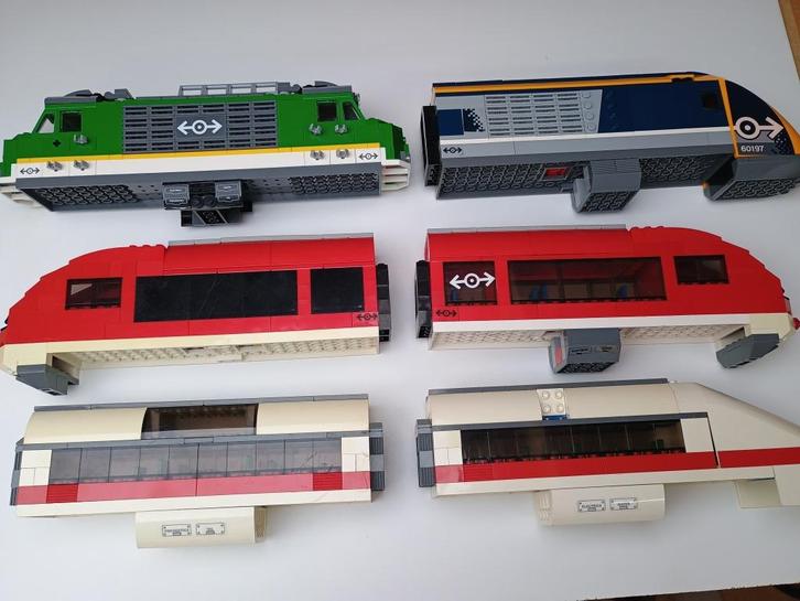 Lego treinen trein onderdelen 60197, 7938, 7897 en 60198., Kinderen en Baby's, Speelgoed | Duplo en Lego, Gebruikt, Lego, Losse stenen