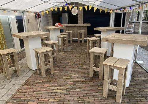 Krukken Classic - New steiger, Huis en Inrichting, Barkrukken, Nieuw, 60 tot 90 cm, Hout, Met voetsteun, Ophalen of Verzenden