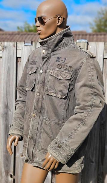 Pall Mall / PME vintage leger groene "militaire" jas (XXL)  beschikbaar voor biedingen