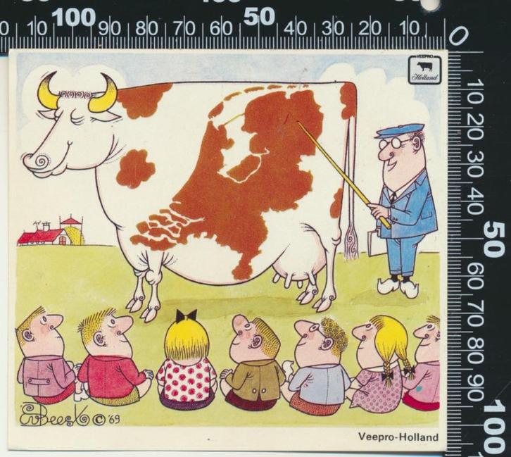 Sticker: Veepro Holland (2), Verzamelen, Stickers, Zo goed als nieuw, Bedrijf of Vereniging, Ophalen of Verzenden