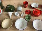 Vintage Emaile potjes en pannetjes, Ophalen of Verzenden