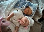 Lieve kleine reborn popjes tweeling 20 cm groot, Verzamelen, Poppen, Verzenden, Zo goed als nieuw, Babypop, Levensecht of Reborn