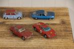 4 x Corgi modelauto / Ferrari - MGB - Lancia - Morris retro, Corgi, Gebruikt, Auto, Ophalen of Verzenden