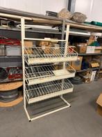 stellingkast, schappenkast, winkelstelling, wit, als nieuw, Ophalen, -, -, Zo goed als nieuw