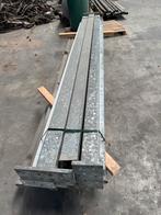 Stalen koker 10x10cm 280cm lang 12st, Ophalen, Zo goed als nieuw, IJzer