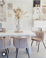 Trendy grote witte ijzeren BOB Vaas, Ophalen of Verzenden, Zo goed als nieuw, Wit, 50 tot 75 cm