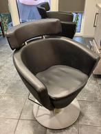 Kappersmeubilair, Huis en Inrichting, Fauteuils, Ophalen, Gebruikt, 100 tot 125 cm, Leer
