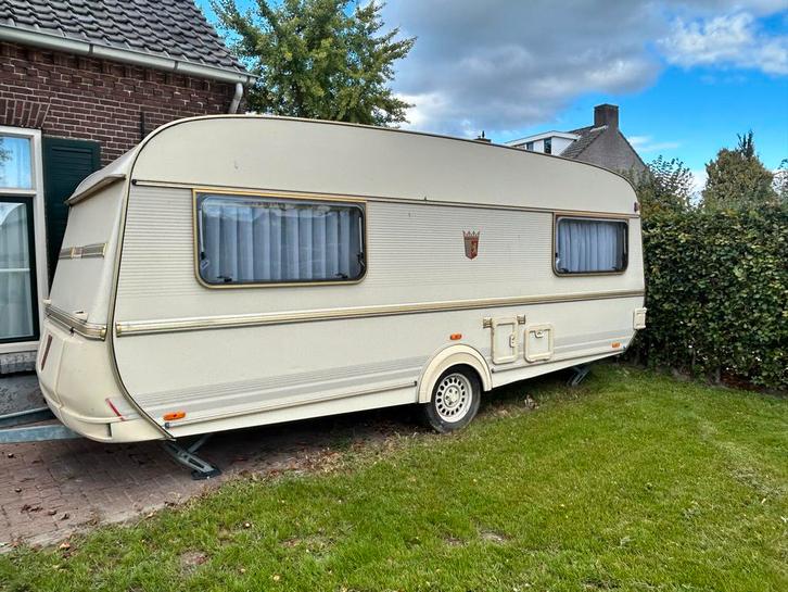 Tabbert Comtesse 515 Caravan, Caravans en Kamperen, Caravans, Particulier, tot en met 3, 1250 - 1500 kg, Treinzit, Tabbert, Omvormbare zithoek