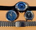 Diverse horloges - Breil, Seiko, en meer!, Overige merken, Staal, Gebruikt, Staal