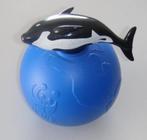 WNF plastic wereldbolletje met orka als dop (fles), Verzamelen, Ophalen, Gebruikt, Verpakking