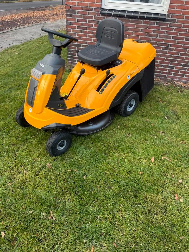 Stiga combi 2072H zitmaaier hydrostaat, Tuin en Terras, Zitmaaiers, Gebruikt, Minder dan 90 cm, Elektrische starter, Opvangbak