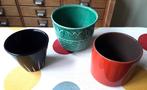 ADCO 3 bloempotten, Antiek en Kunst, Antiek | Keramiek en Aardewerk, Ophalen of Verzenden