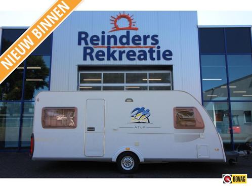 Knaus Azur 500 FU Voortent, Boiler, Hordeur, Caravans en Kamperen, Caravans, Bedrijf, tot en met 4, Rondzit, Knaus, Frans bed