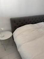 Boxspring met bijpassende opbergbank, Huis en Inrichting, Slaapkamer | Boxsprings, Gebruikt, Tweepersoons, Ophalen of Verzenden