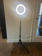 Ringlamp met Statief - Perfect voor Foto & Video!, Audio, Tv en Foto, Fotografie | Fotostudio en Toebehoren, Ophalen, Zo goed als nieuw