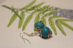 Turkoois oorbellen-Wereld sieraden, Hangers, Blauw, Nieuw, Ophalen of Verzenden