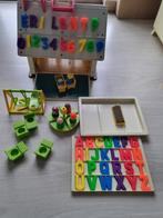 Fisher Price schooltje, met toebehoren, jaren 70 Vintage!, Ophalen of Verzenden, Gebruikt, Speelset