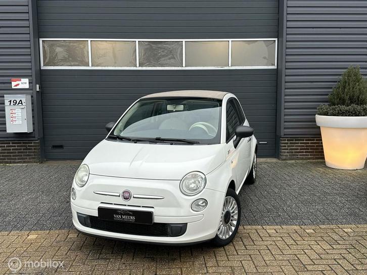Fiat 500 1.2 Lounge, cabrio, Lmv, apk 09-2026, Auto's, Fiat, Bedrijf, Te koop, 500C, ABS, Airbags, Alarm, Bluetooth, Boordcomputer