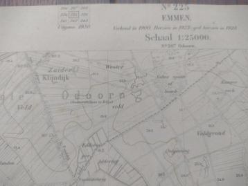 225 / Emmen Klijndijk Weerdinge Brink Plattegrond 1930 beschikbaar voor biedingen