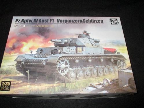 D-499,BORDER 1-35,NO,BT-003,Pz.Kpfw. IV Ausf. F1 Vorpanzer &, Hobby en Vrije tijd, Modelbouw | Auto's en Voertuigen, Nieuw, Verzenden