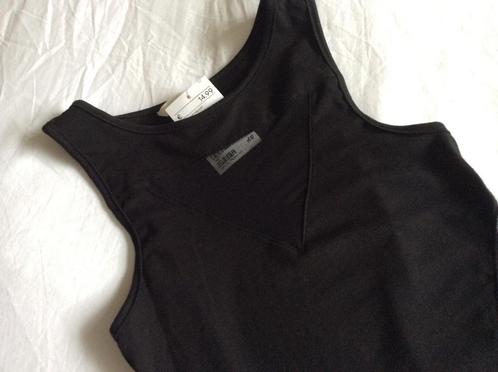 Sport body zwart met mesh XS NIEUW, Kleding | Dames, Ondergoed en Lingerie, Body of Korset, Zwart, Verzenden