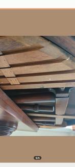 Oude rond tafel., Huis en Inrichting, Tafels | Eettafels, Ophalen, Gebruikt, Rond, 100 tot 150 cm