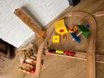 houten trein set groot bibbeljan houten toren loco sesamstra, Kinderen en Baby's, Speelgoed | Houten speelgoed, Ophalen of Verzenden
