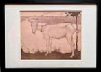 Jan Mankes 1889-1920 / Heliogravure Geit bij het Meer 1923, Ophalen of Verzenden