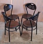 12 x Vintage cafestoelen cafe bistro horeca stoelen bruin, Huis en Inrichting, Ophalen of Verzenden, Zo goed als nieuw, Bruin