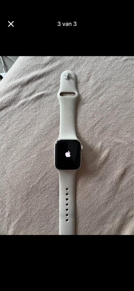 Apple Watch - gebruikt, Sieraden, Tassen en Uiterlijk, Smartwatches, Zo goed als nieuw, iOS, Wit, Afstand, Calorieverbanding, Conditie