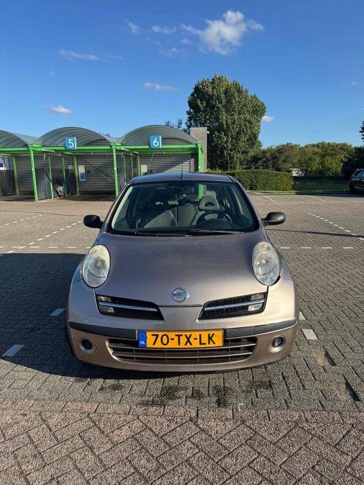 Nissan Micra 1.2 59KW 3DR 2007 Bruin, Auto's, Nissan, Particulier, Micra, ABS, Airbags, Airconditioning, Alarm, Bluetooth, Centrale vergrendeling