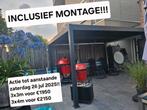 Terrasoverkapping pergola, Dubbele Lamellen, Ophalen, Nieuw