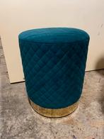 Velvet poef, Ophalen, Nieuw, Rond, Minder dan 50 cm