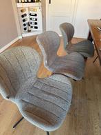 Eetkamerstoelen Zuiver OMG, Huis en Inrichting, Stoelen, Ophalen, Gebruikt, Grijs, Vijf, Zes of meer stoelen