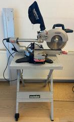 Metabo afkortzaag KGS 254 + Metabo zaagtafel, Doe-het-zelf en Verbouw, Gereedschap | Zaagmachines, Ophalen, Gebruikt, 70 mm of meer