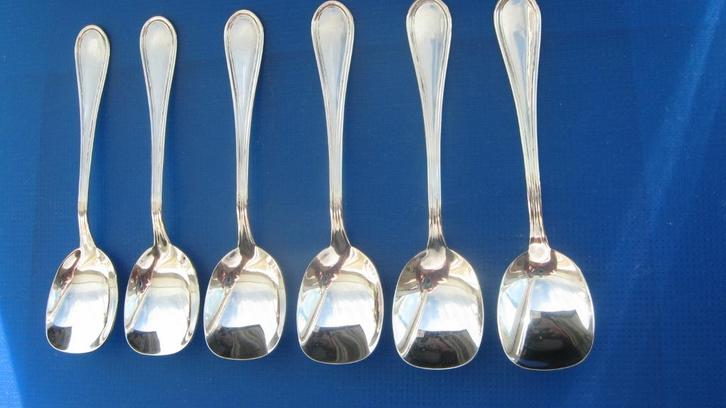Zilveren ijslepels, Antiek en Kunst, Antiek | Bestek, Verzenden