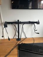 Dubbele monitor arm, Computers en Software, Monitoren, Ophalen of Verzenden, Zo goed als nieuw, Overige typen, Onbekend