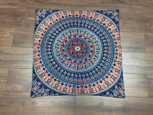 GROOT loungekussen | Zitkussen | Vloerkussen | 75x75cm, Huis en Inrichting, Woonaccessoires | Kussens, Nieuw, Vierkant, Ophalen of Verzenden
