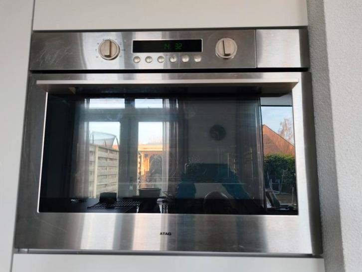 Atag Stoomoven CS4411BUU/A01 - Inbouw, Witgoed en Apparatuur, Ovens, Gebruikt, Inbouw, Oven, 45 tot 60 cm, 45 tot 60 cm, Hete lucht