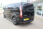 Ford Transit Custom 300 2.0-130pk TDCI L2H1 Limited AUTOMAAT, Euro 6, 4 cilinders, Met garantie (alle), Zwart
