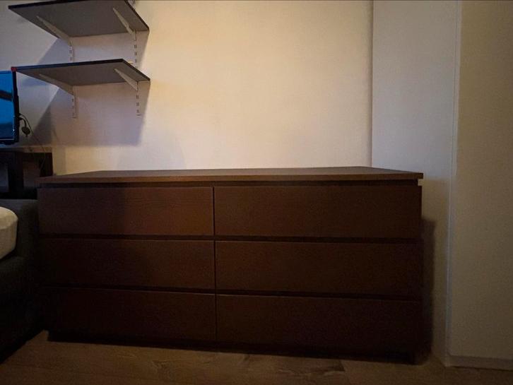 IKEA Malm ladekast met 6 lades, Huis en Inrichting, Kasten | Dressoirs, Zo goed als nieuw, 150 tot 200 cm, 25 tot 50 cm, Met lade(s)