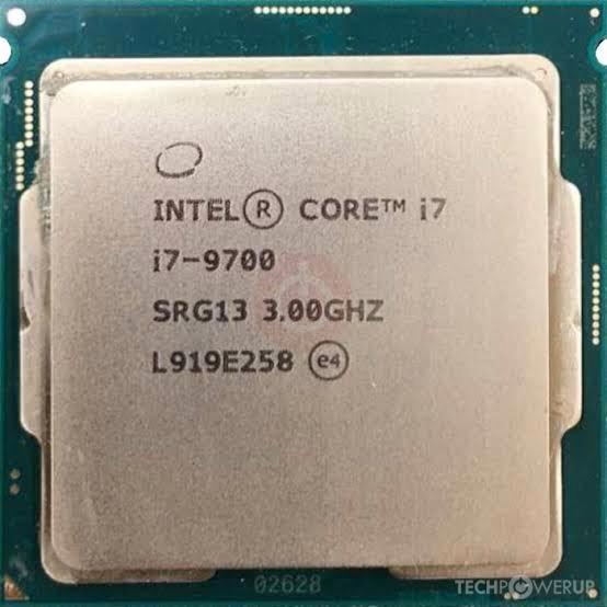 Intel i7-9700 Processor CPU, Computers en Software, Processors, Zo goed als nieuw, 3 tot 4 Ghz, Ophalen