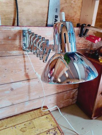 Vintage schaar lamp uittrekbaar   beschikbaar voor biedingen