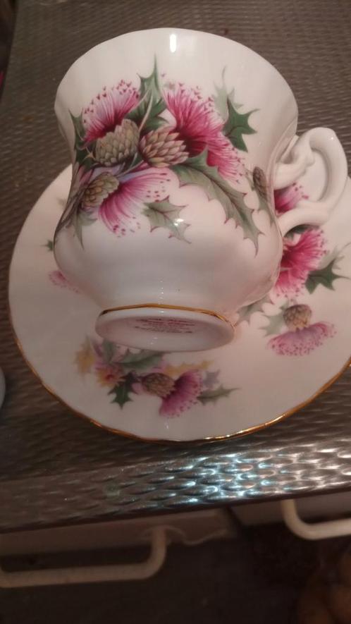 Royal Albert Summertime kop en schotel, Antiek en Kunst, Antiek | Servies los, Ophalen of Verzenden