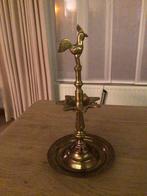 Antieke olielamp., Ophalen of Verzenden, Koper of Brons