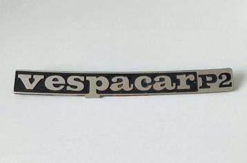 Oud Vespacar P2 Embleem Vespa Grill Badge VespacarP2 beschikbaar voor biedingen